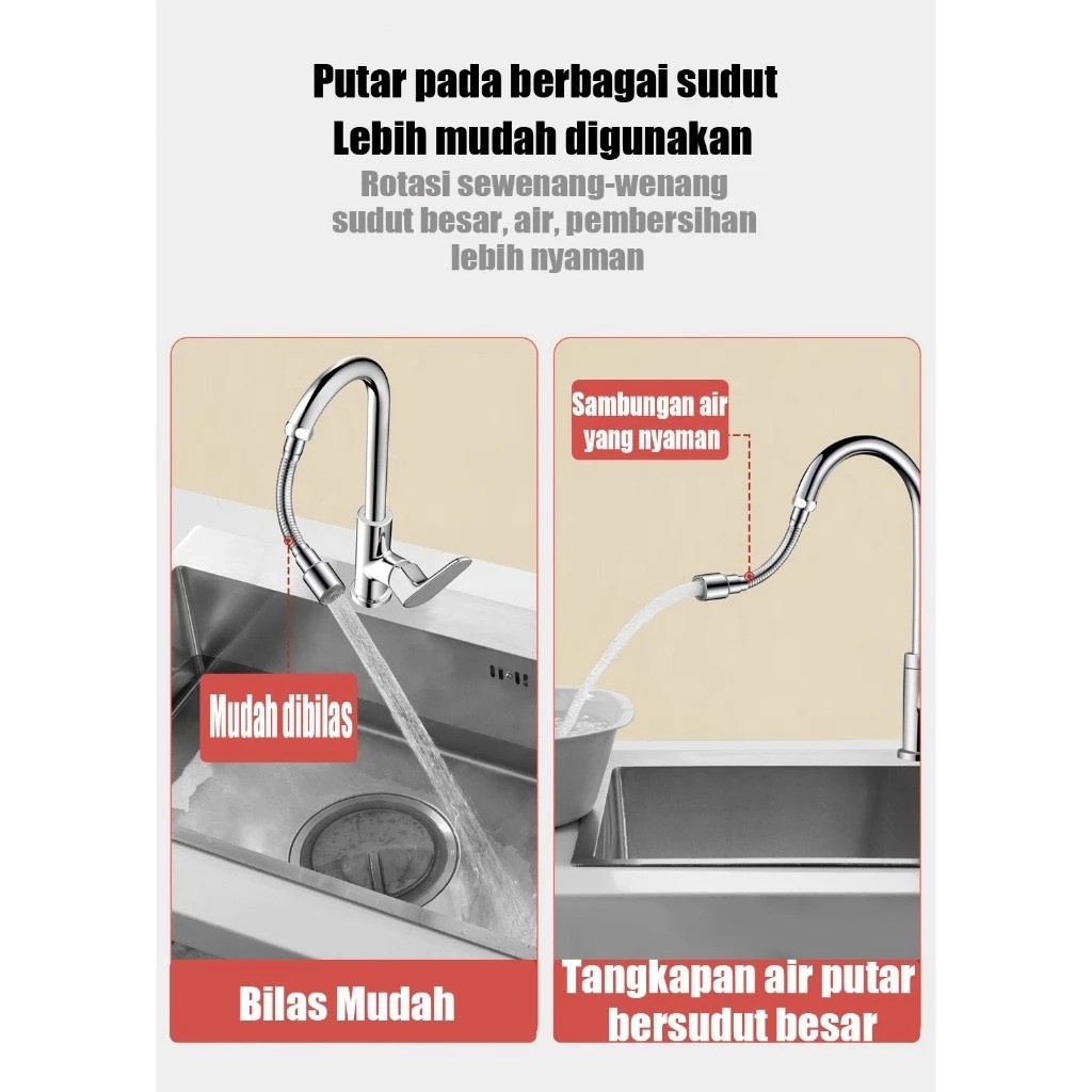 SAMBUNGAN KRAN BESI FLEKSIBEL - Gambar 2
