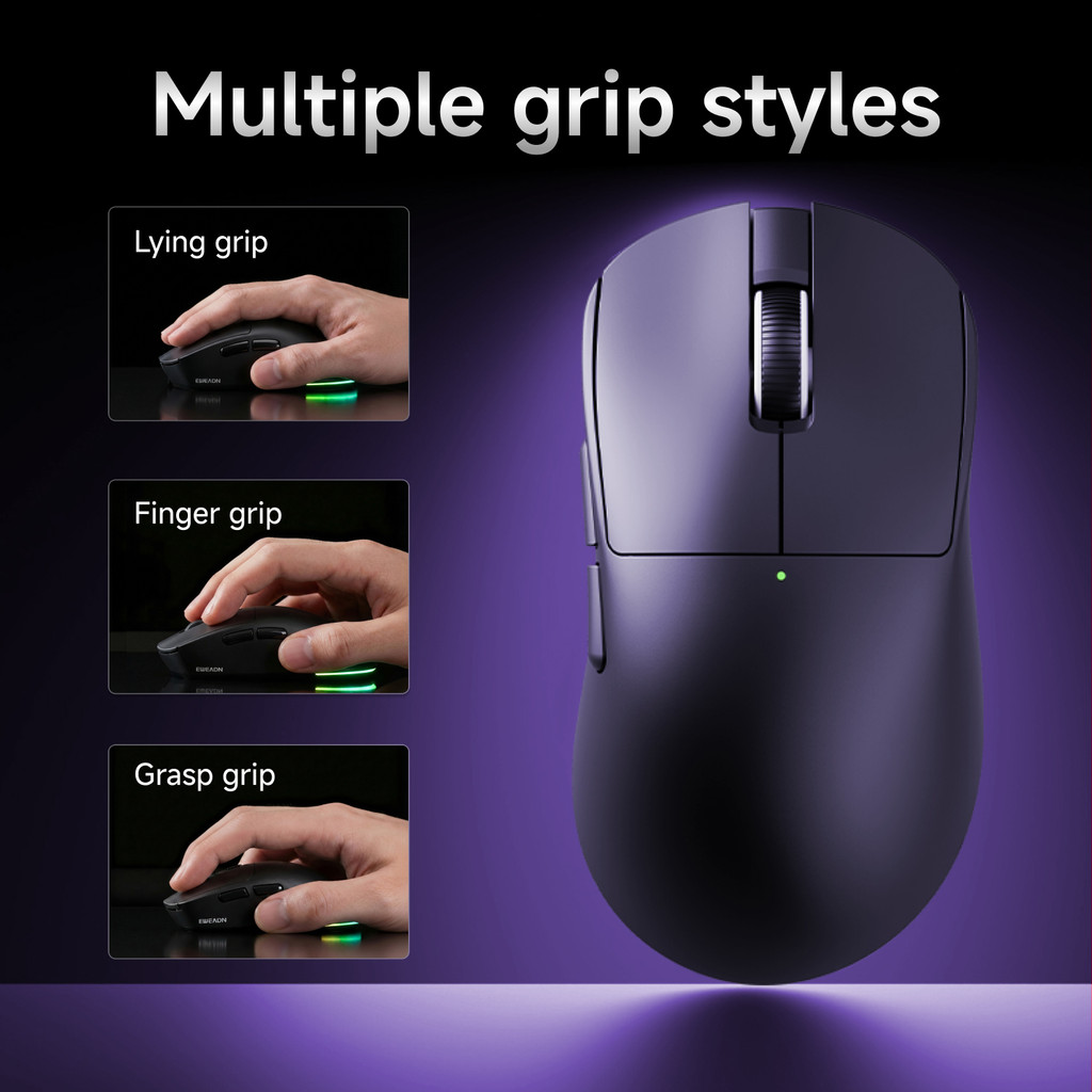 EWEADN GS02 / GS-02 PRO Wireless Gaming Mouse PAW 3311 Rechargeable Battery 24000 DPI 1000Hz 65g - Gambar 2