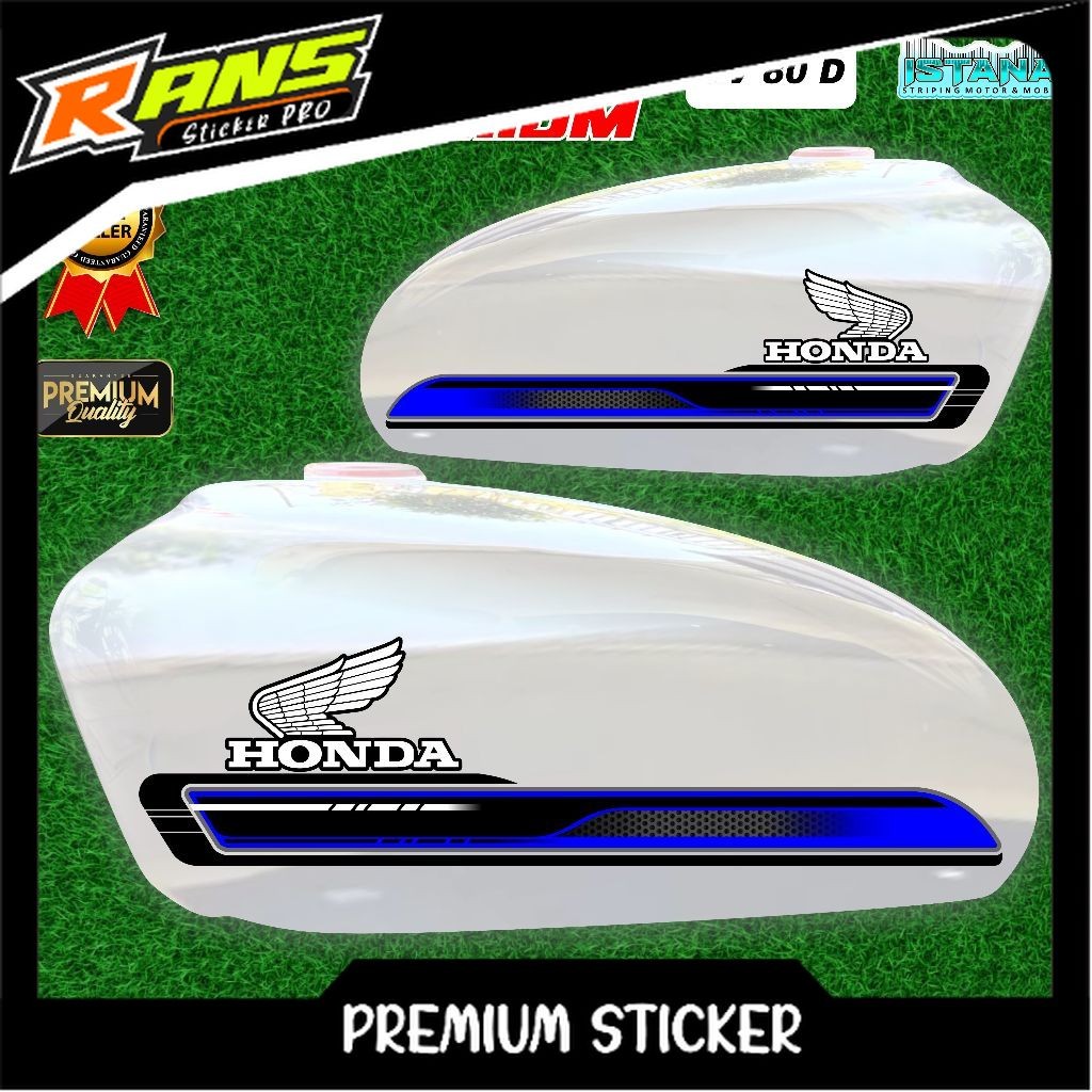 MESIN CB STICKER STRIPING TRANSPARENT UV TANK LINE - CB 100 TANK POLE ...