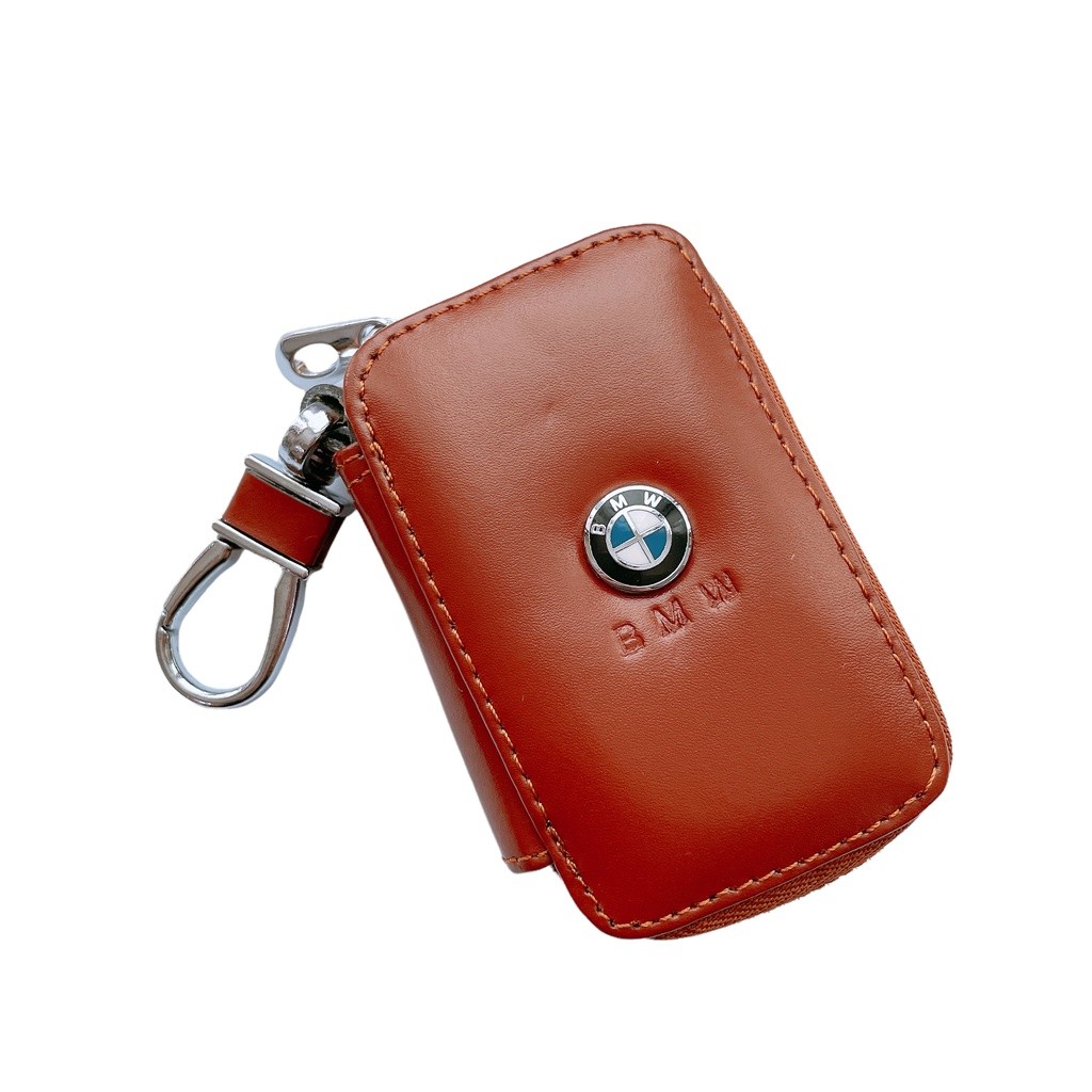 BMW Car Key Pouch / Key Chain / Key Holder Genuine Leather (Type D ...