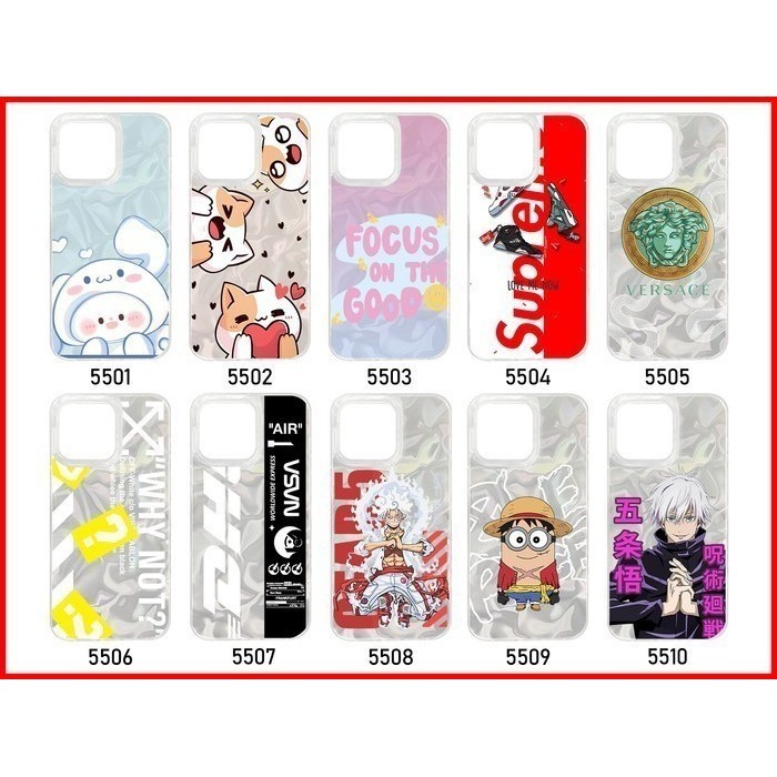 YI TAI - MC55 Case Motif Gambar Oppo A6 A6X 2025 A6 Pro 4G 5G Reno 15 5G 15F 5G - Gambar 4