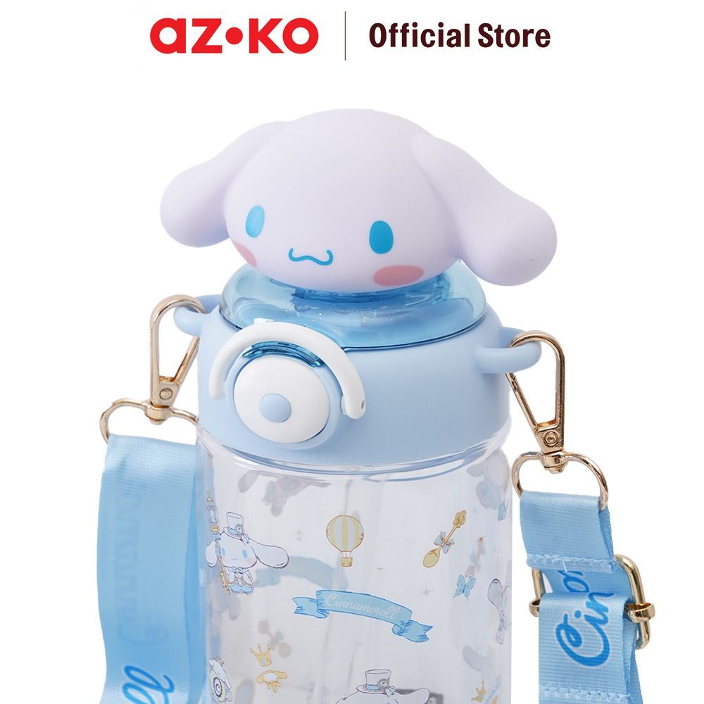 AZKO Sanrio Sanrio Botol Minum Tritan 650 ml Tumbler Botol Air Tempat Minum Botol Minuman Water Bottle Tumbler Minum Tambler - Gambar 4