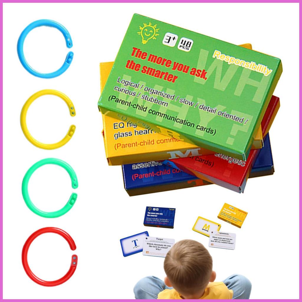 Educational Flash Cards Conversation Starter Cards Kids English Flash ...