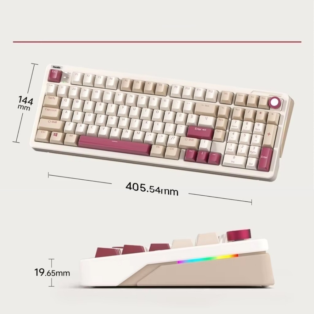 ILovBee / I Lov Bee B98 / B-98 Tri Mode RGB Wireless Full Layout Mechanical Keyboard - Gambar 3
