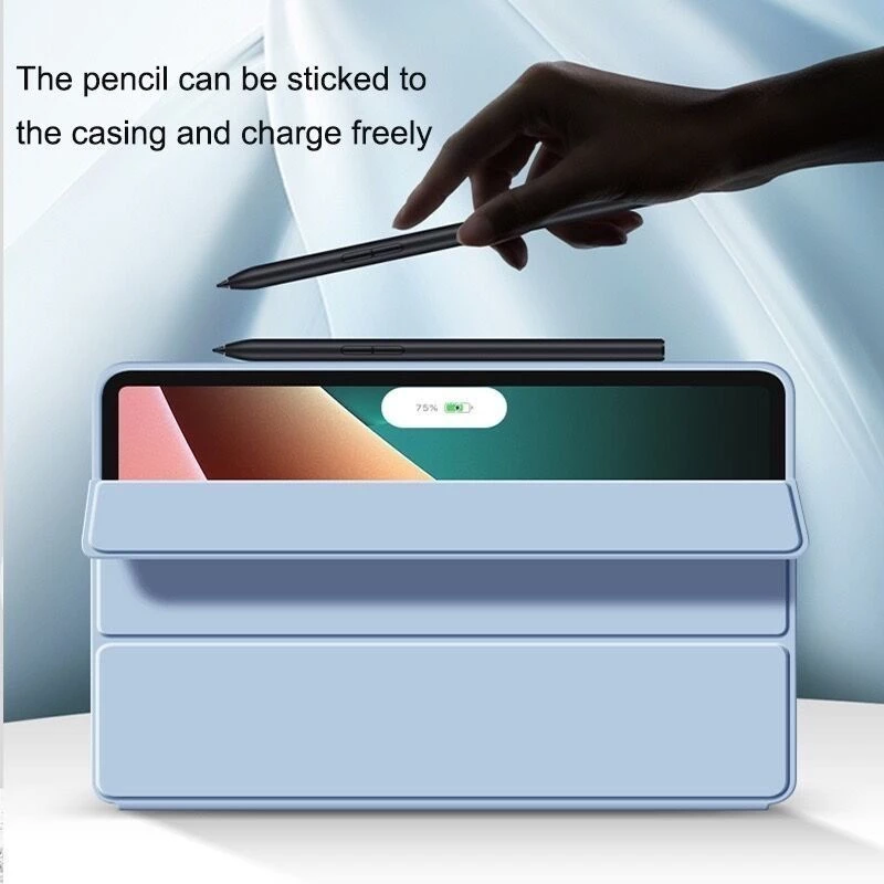 Case Matte Love Cherry Redmi Pad 2 11" / Xiaomi pad 5 6 7 / 7 Pro 11.2" / Redmi Pad SE 11" / Pad SE 8.7" / Redmi Pad 10.61" Flip Cover Trifold Korean Aesthetic Cover Magnetic - Gambar 3