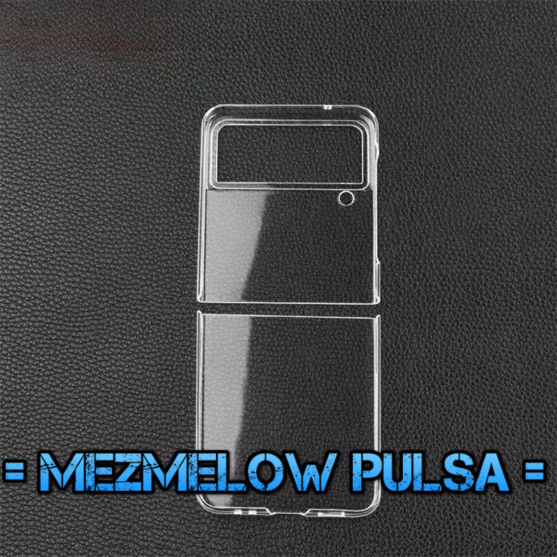 Acrylic Mika Caseng Casing Hard Case Transparant Case SAMSUNG Z FLIP 4 - Gambar 2