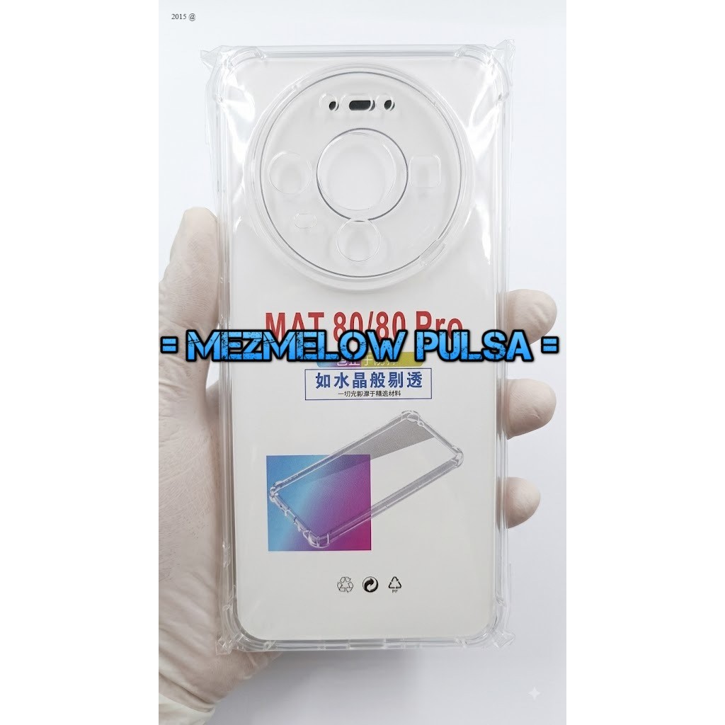 Softcase Silikon Transparant Casing Caseng Softcase HUAWEI MATE 80 / MATE 80 PRO