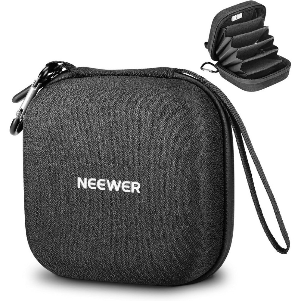 NEEWER PB12 11x11cm Hard Filter Storage Case for Six 86mm Circular ...