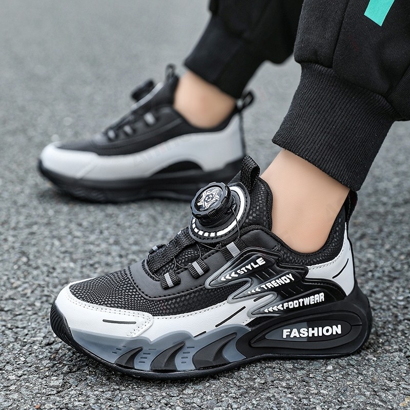ANINGBOY-Sepatu anak laki laki Sepatu sneakers anak laki laki Sepatu siswa sekolah dasar dan menengah - Gambar 3