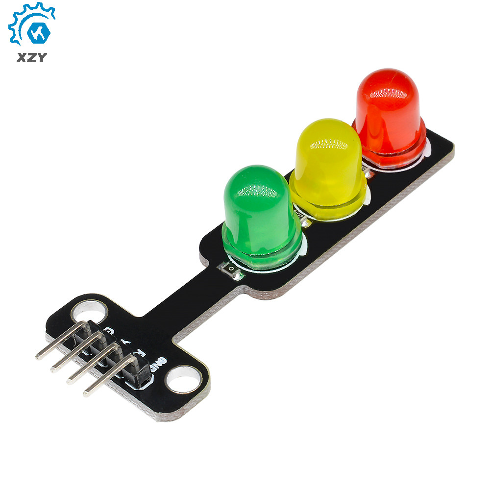 Mini 5V Traffic Light LED Display Module for Arduino Red Yellow Green ...