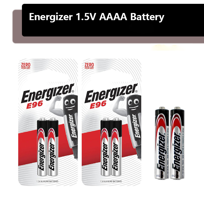 【2-10PCS】 Energizer Alkaline 1.5V AAAA Alkaline Battery (E96 / LR61 ...