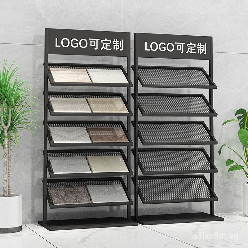 Tile Sample Display Rack Glass Sample Placement Cabinet Vertical Rack ...