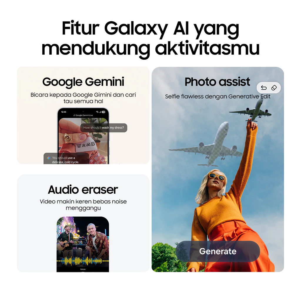 Samsung Galaxy S25 FE 8/256GB - Jetblack - Gambar 4
