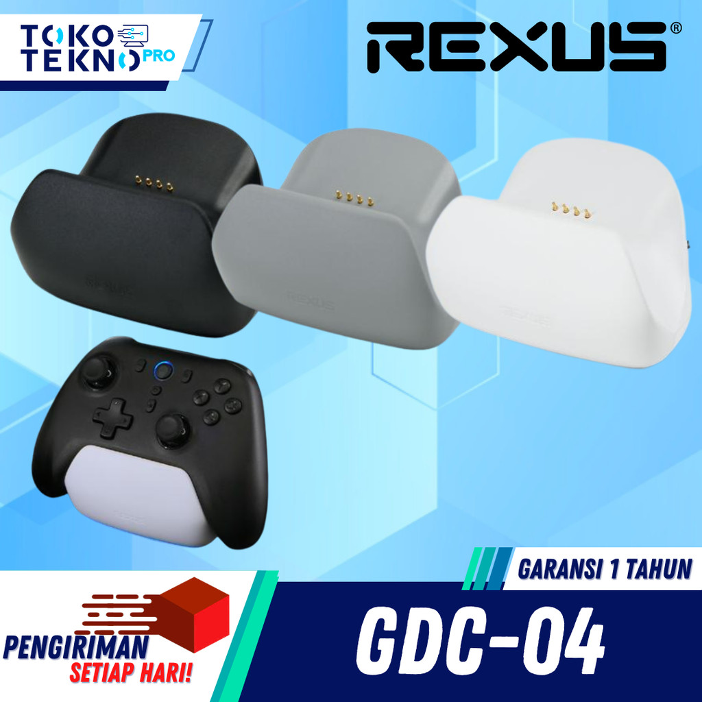 Rexus GDC-04 / GDC04 Docking Charge for Gamepad GX150 V2 Smart Docking with LED