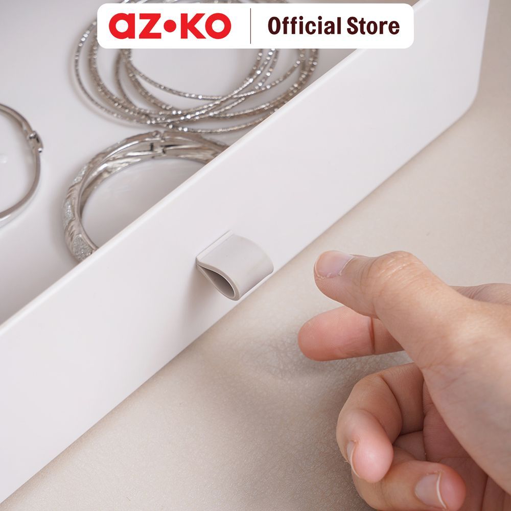 AZKO Stora Laci Penyimpanan Modular B Desk Drawer Organizer Tempat Alat Tulis Desk Storage Laci Meja - Gambar 4