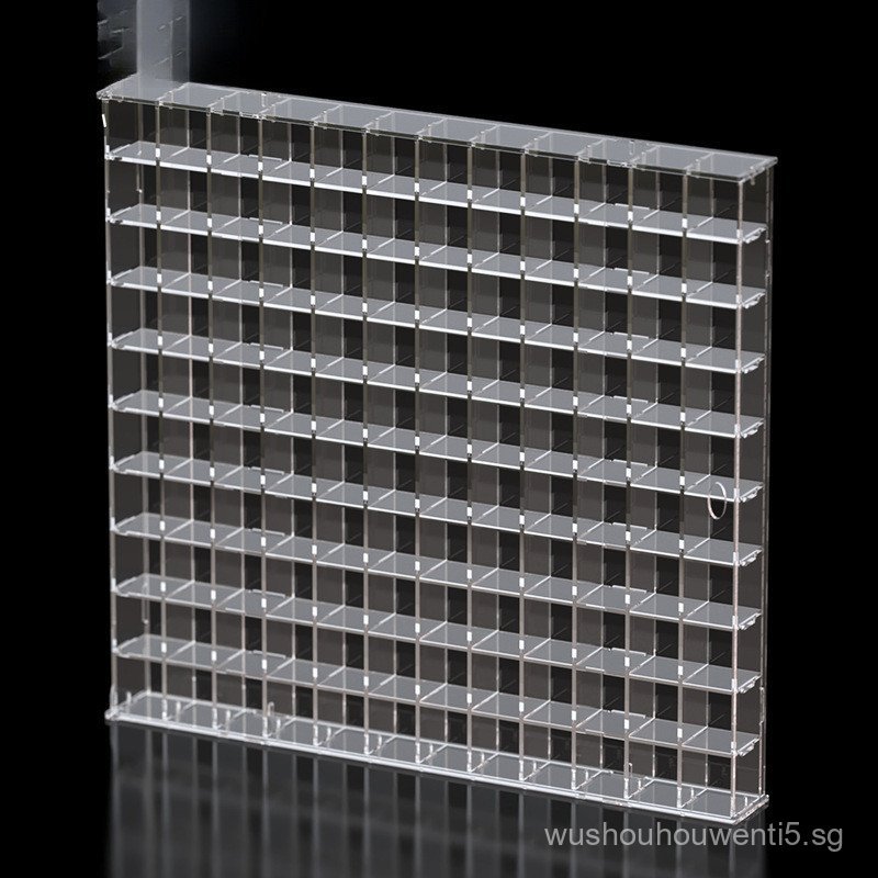 Transparent Cute Blind Box Display Stand with Compartments Wall-Mounted ...