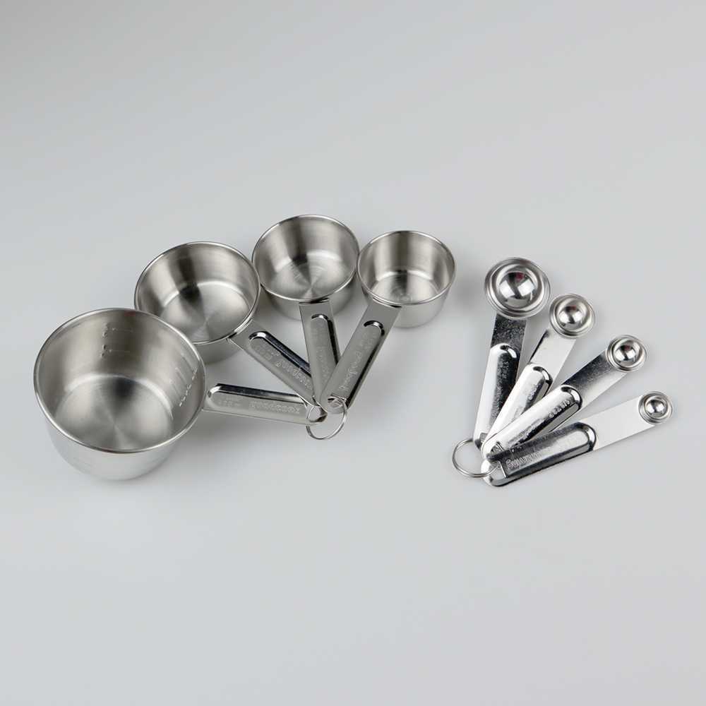 ST - TaffHOME Goodcook Set Sendok Takar Stainless Measuring Spoon 8 PCS - 167 - Gambar 2