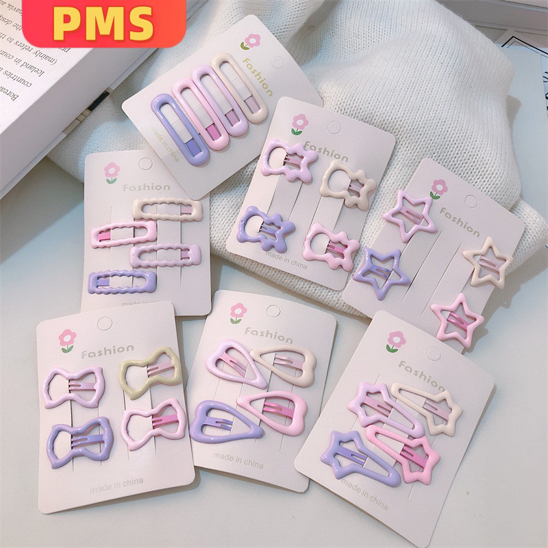 Popmaker Shop Jepit Rambut Anak 4 Pcs Lucu Aman