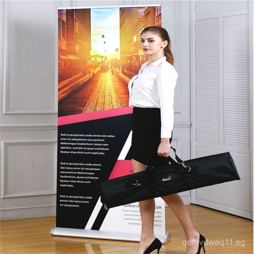 Floor-standing Telescopic Display Stand Outdoor Advertising Stand ...