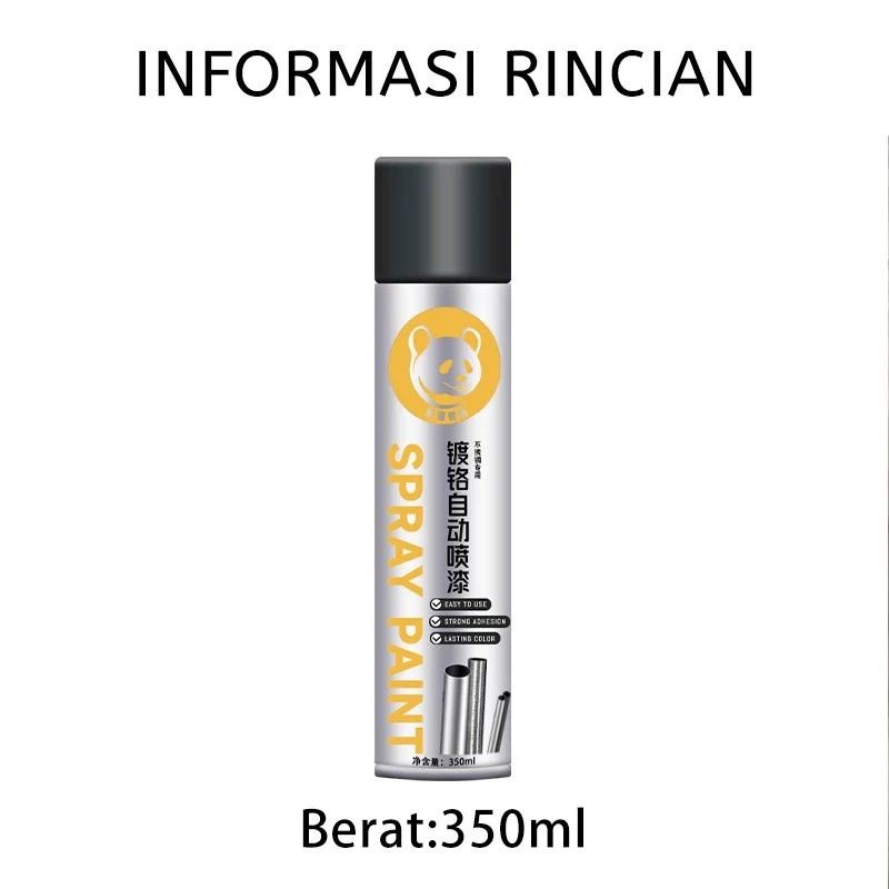 AFL (BUBBLEWRAP) CAT SPRAY PAINT CHROME 350 ML - Gambar 4