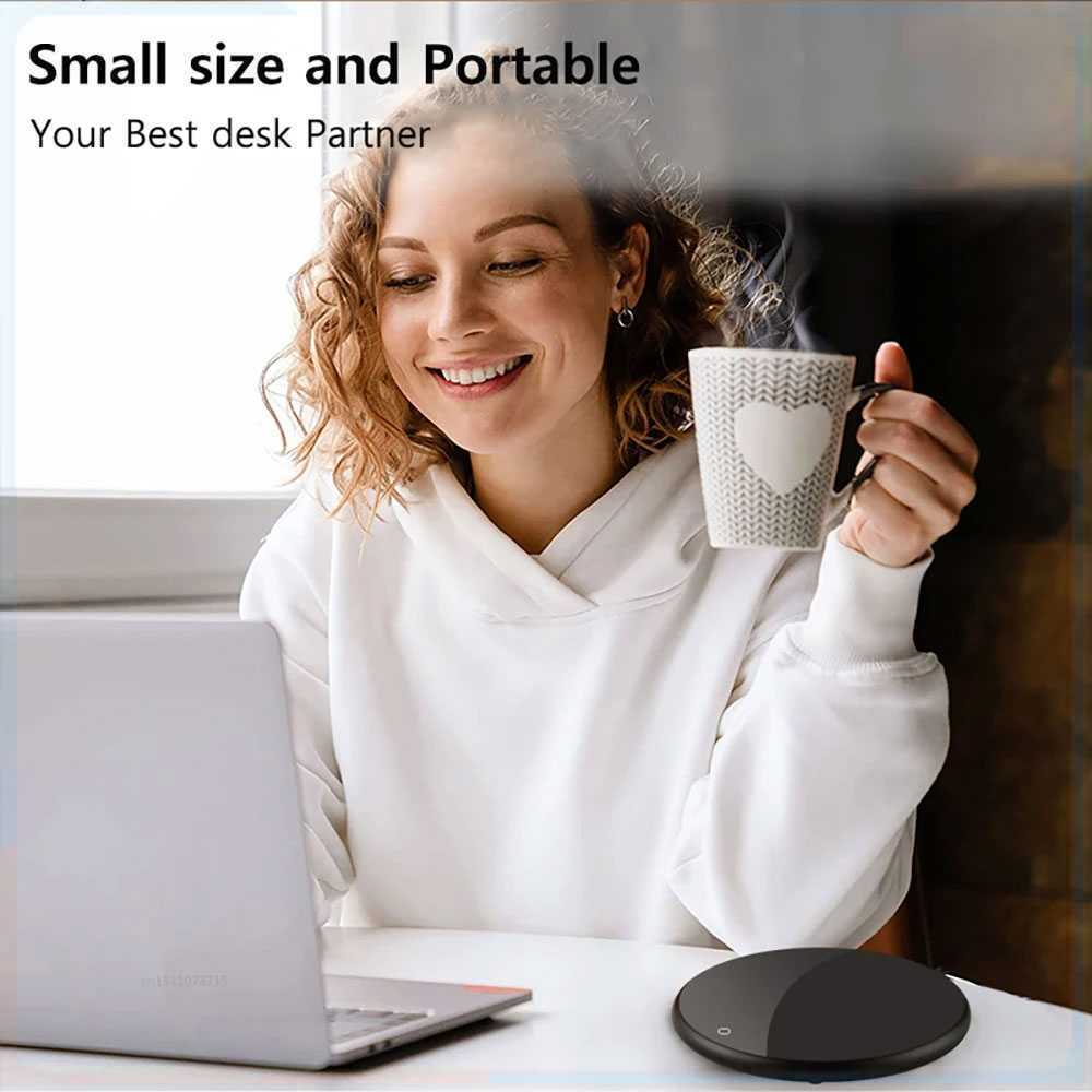 BAIH Tatakan Pemanas Teko Teh Kopi Warmer Heating Pad Coaster 10W - RY004 - Gambar 2