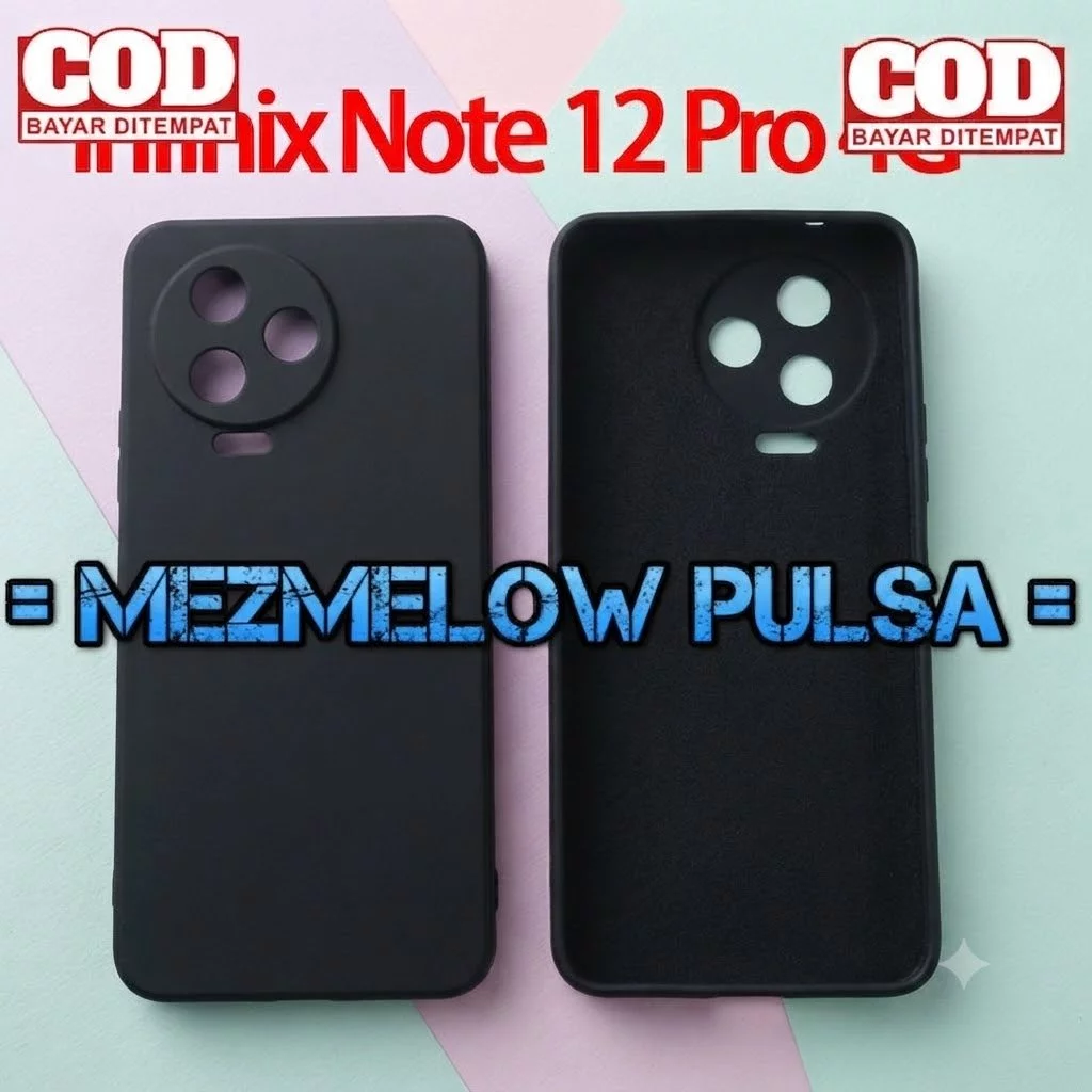 Softcase Silikon Casing Caseng Silicone Softcase Case Infinix Note 12 Pro 4G