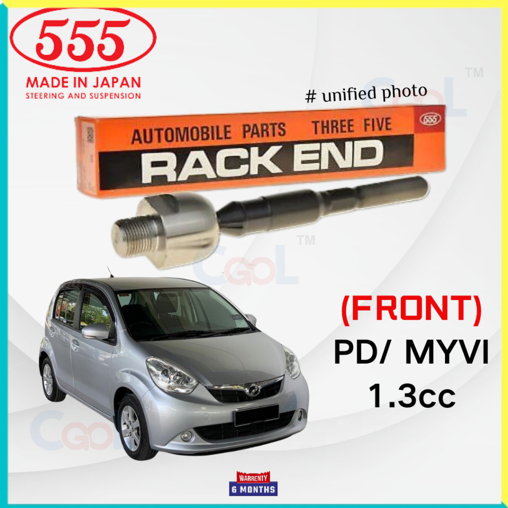 PERODUA MYVI 1.3cc 555 JAPAN BRAND STEERING RACK END (SET = 2PCS ...