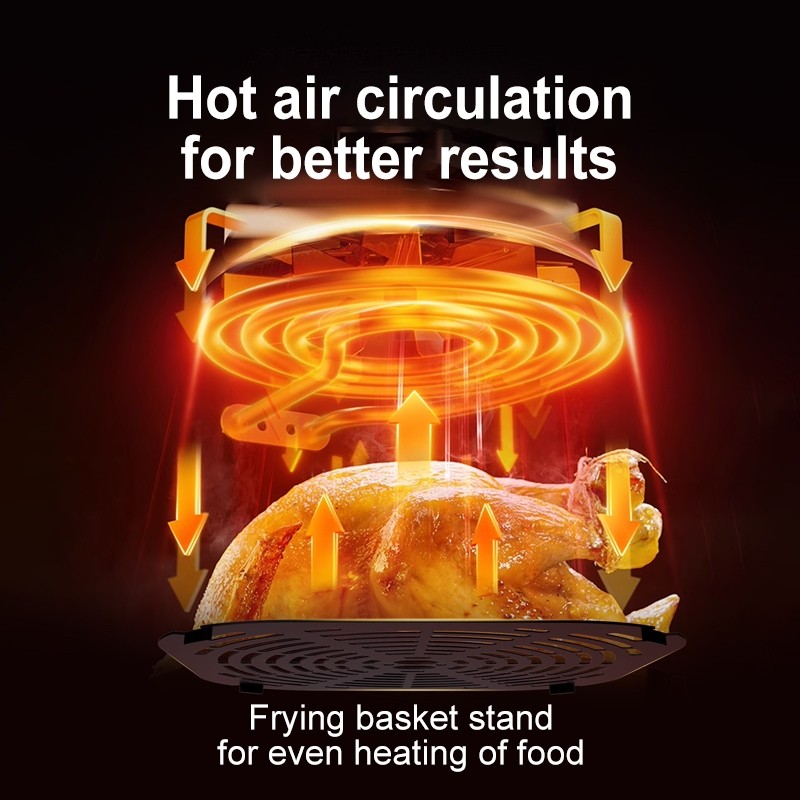 TWSG Air Fryer 10L Touch Digital Display product listing photo 3