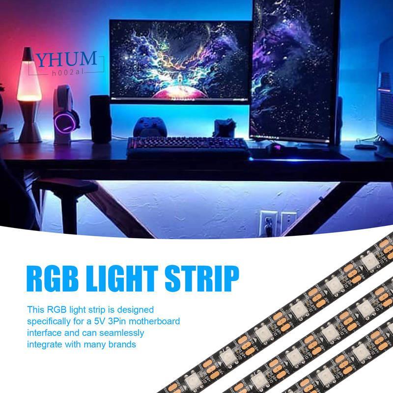RGB Light Strip for PC Case Addressable LED Light Strip for Motherboard ...