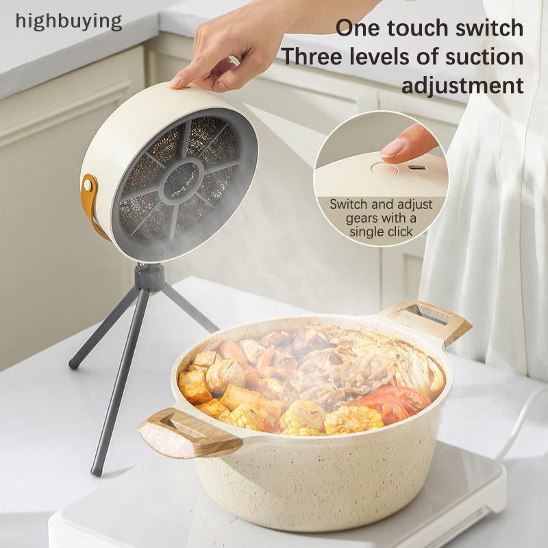 【HBSG】 Portable Exhaust Fan Small Kitchen Hood Extractor Barbecue USB ...