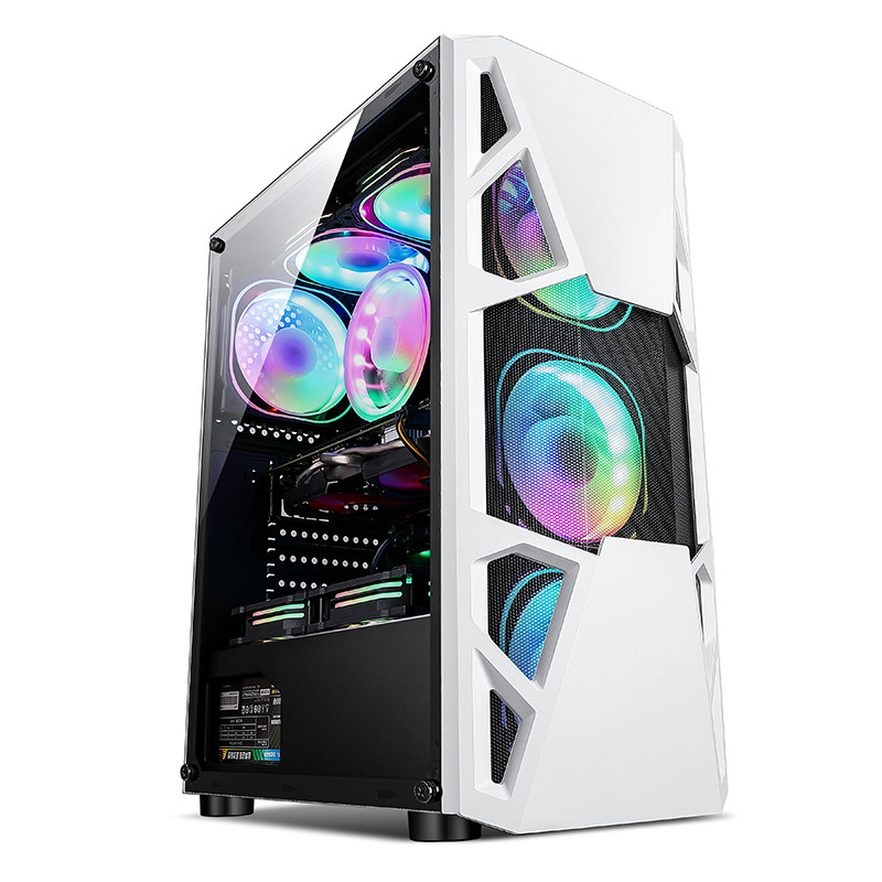 Sumtax/Swift Titanium Bright Moon Computer Case Desktop DIY Full Side ...