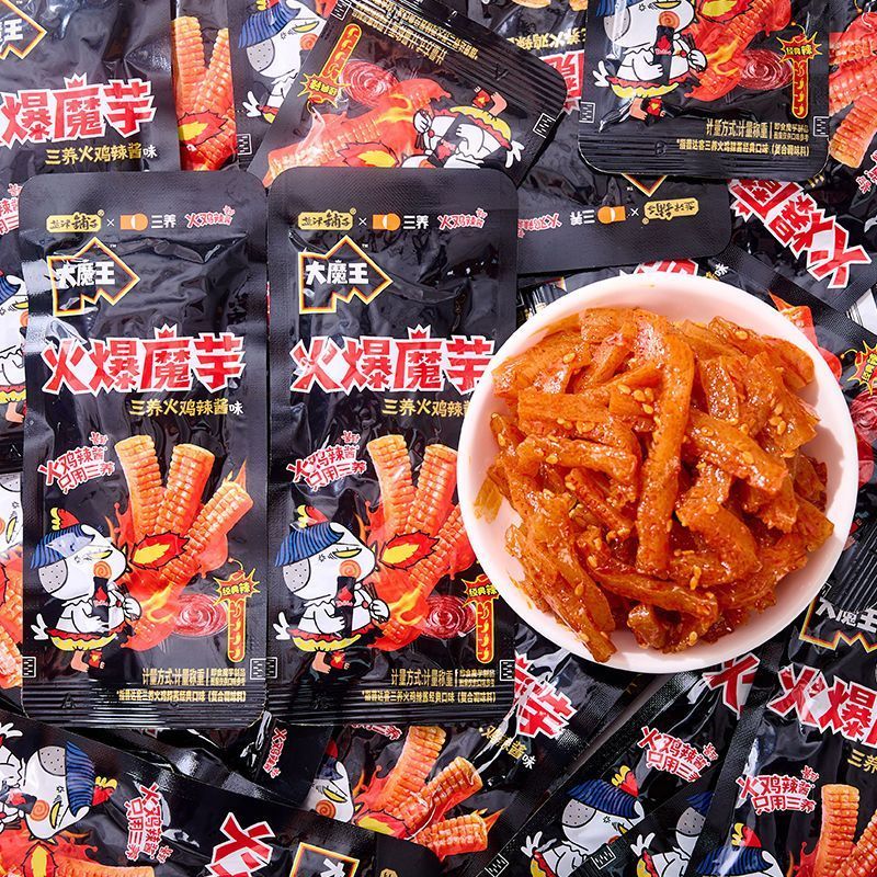 盐津铺子三养火鸡面魔芋丝零食Yanjin Puzi Samyang Fire Chicken
