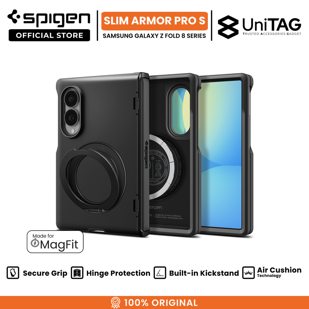 SPIGEN Case for Samsung Galaxy Z Fold 8 Ultra Slim Armor Pro S Magfit Hinge Protection Anti Shock Stand Casing - Gambar 2
