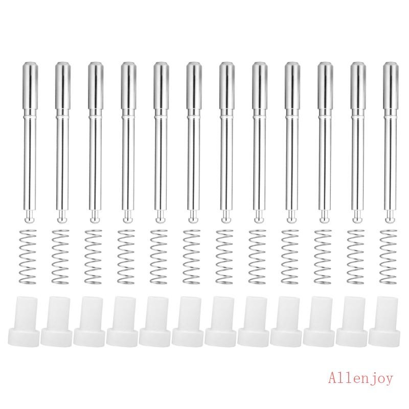 JOY Pack of 12 Steel Window Screen Plunger Latches ABS Caps Window ...