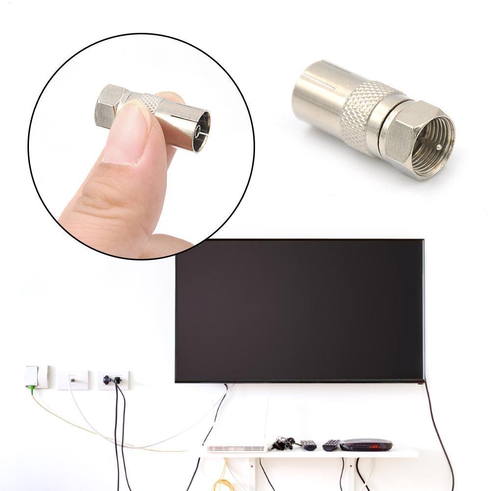 F Type Male Plug Connector Cable Connectors TV Female RF Adapters ...