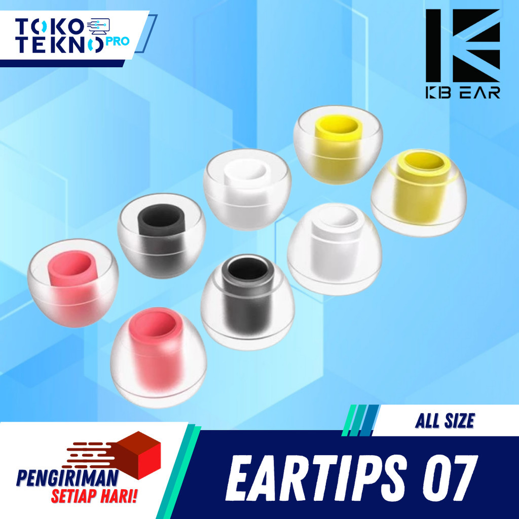 KBEAR 07 Eartips High Quality Silicone Upgrade Eartips for IEM