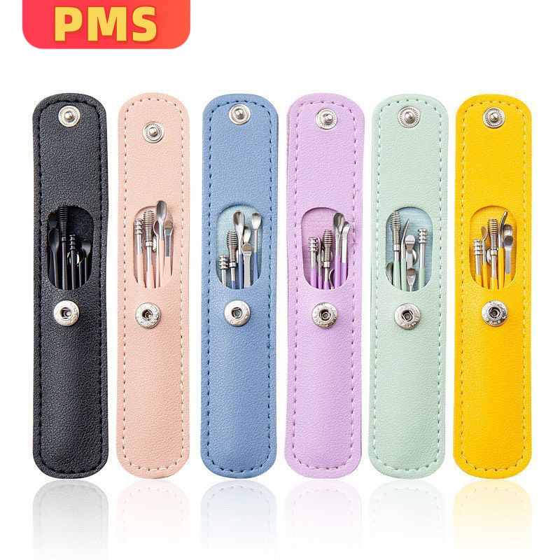 Popmaker Shop Set Alat Pembersih Telinga 6 Pcs Stainless Steel