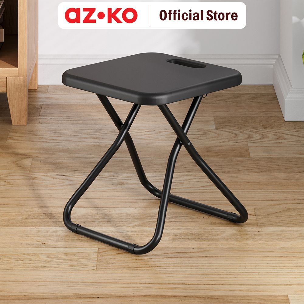 AZKO Soleil Navin Bangku Lipat Low Folding Stool Bangku Kecil Foldable Stool Bangku Portable