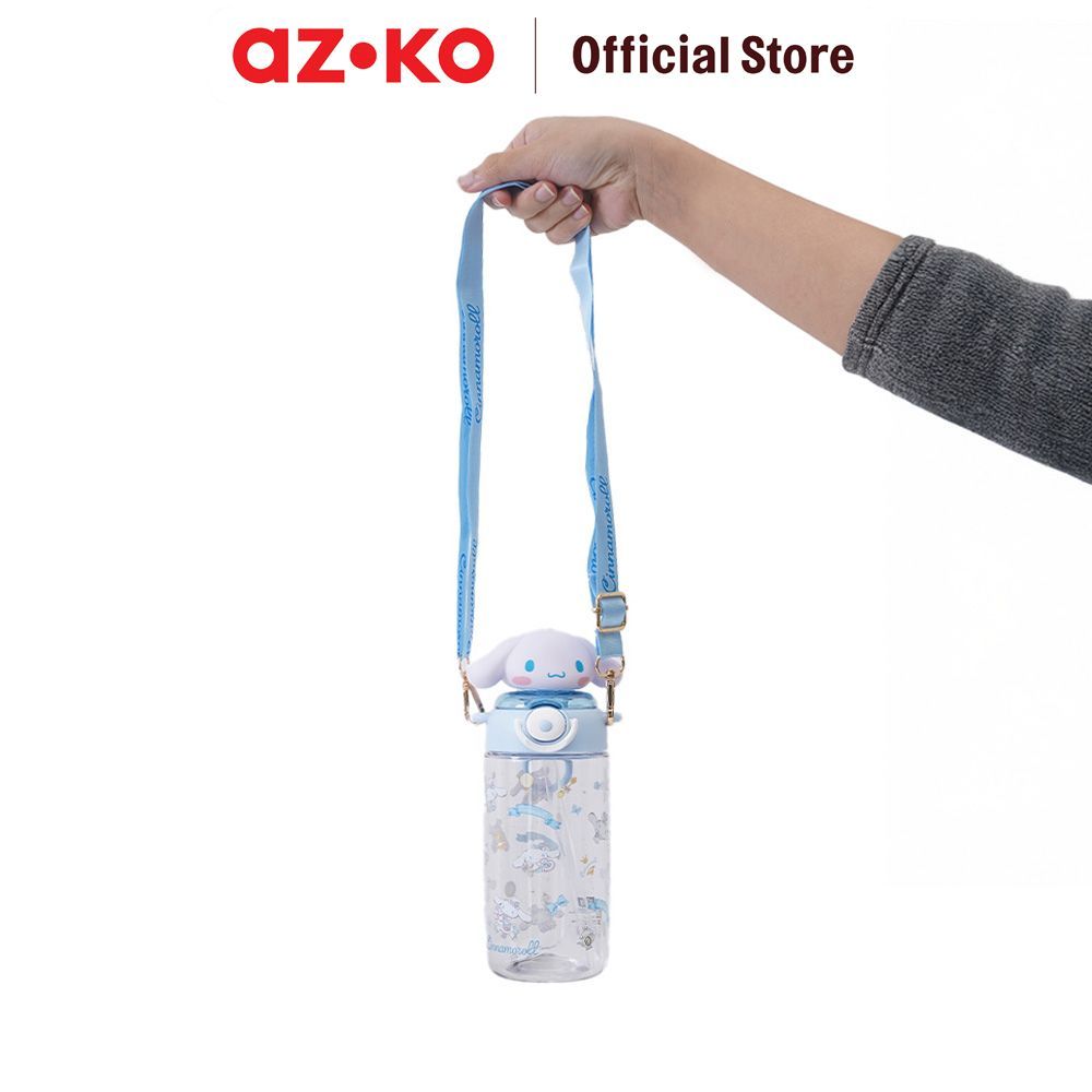 AZKO Sanrio Sanrio Botol Minum Tritan 650 ml Tumbler Botol Air Tempat Minum Botol Minuman Water Bottle Tumbler Minum Tambler - Gambar 3