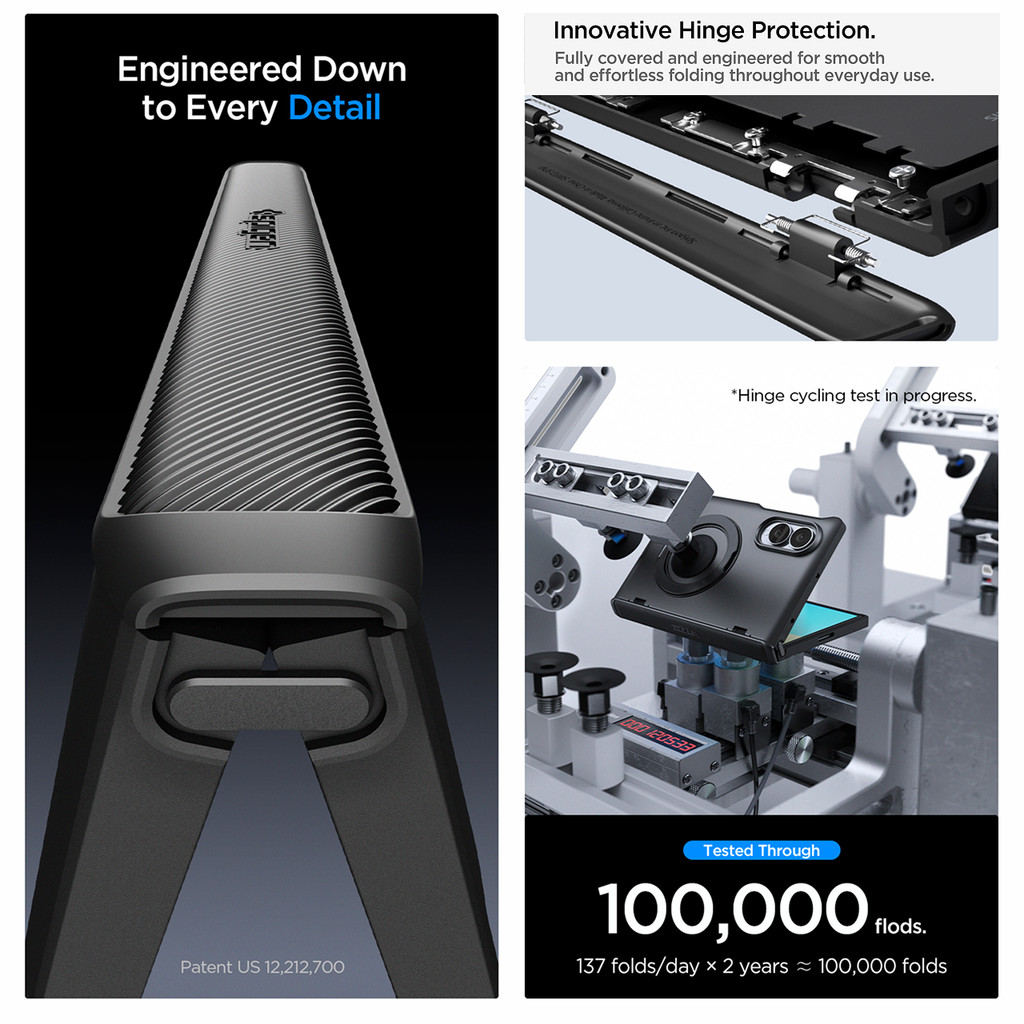 SPIGEN Case for Samsung Galaxy Z Fold 8 Ultra Slim Armor Pro S Magfit Hinge Protection Anti Shock Stand Casing - Gambar 4