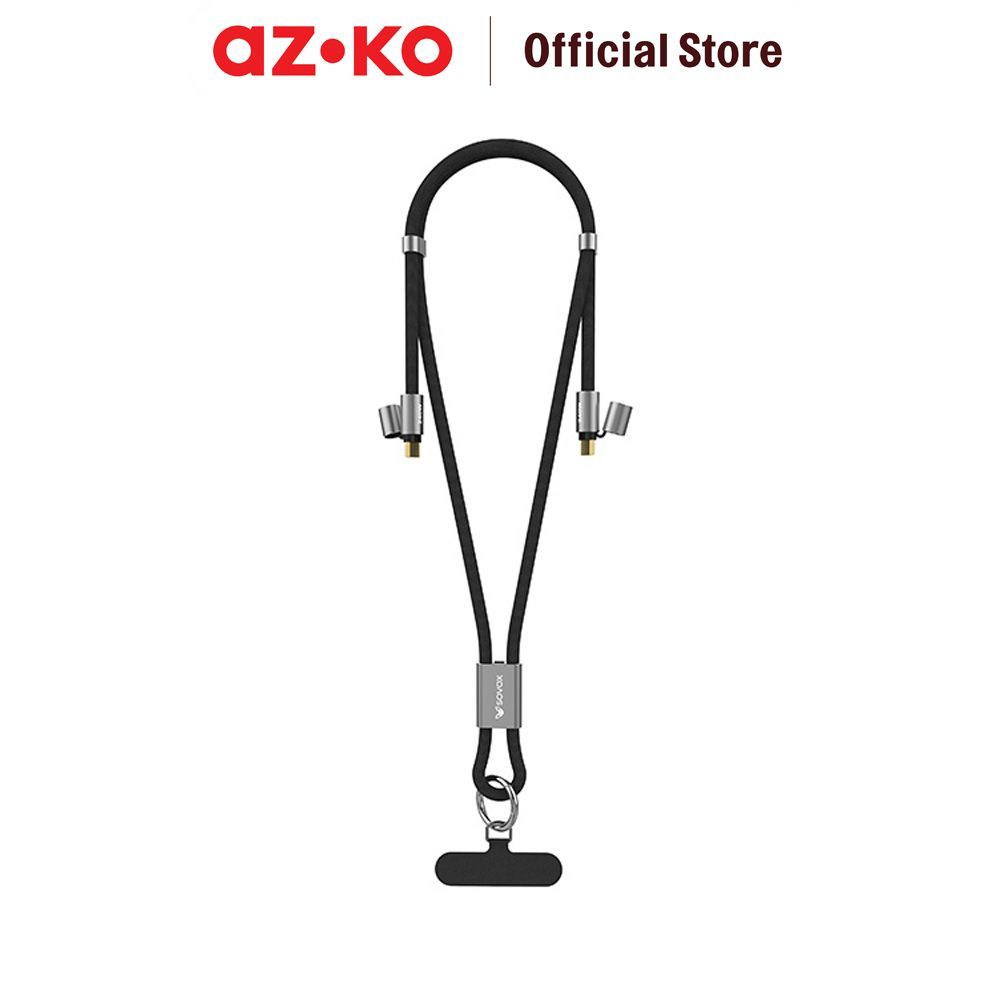 AZKO Sovox Kabel Charger Phone Strap Type-C To Type-C 240 Watt 1.5 Meter - Hitam Fast Charging Kabel HP Braided Cable Aksesoris Gadget Pengisi Daya - Gambar 4