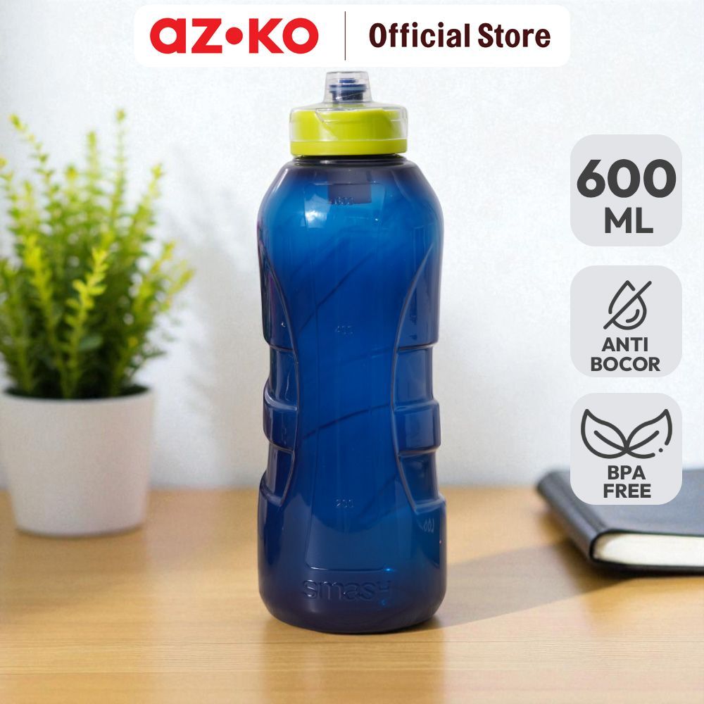 AZKO Smash Botol Minum Plastik Hydro Twist 600 ml Tumbler Botol Air Tempat Minum Botol Minuman Water Bottle Tumbler Minum Tambler