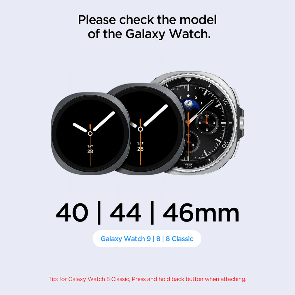 SPIGEN Strap for Samsung Galaxy Watch 9 8 40mm 44mm 46mm WBF1 Nylon Fabric Black Band - Gambar 2