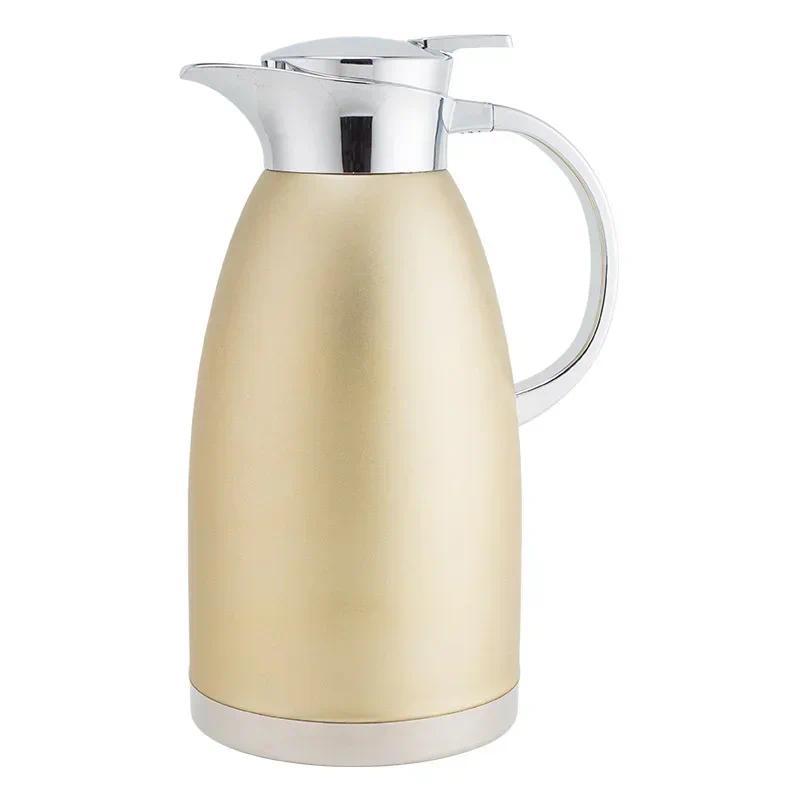 High Capacity Vacuum Insulation Pot 304 Stainless Steel Thermos Bottle Water Jug Double Layer Insulated Coffee Pots Tea Kettle - Gambar 4