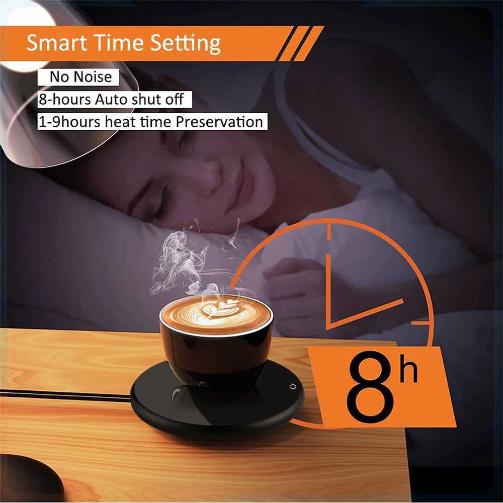 BAIH Tatakan Pemanas Teko Teh Kopi Warmer Heating Pad Coaster 10W - RY004 - Gambar 3