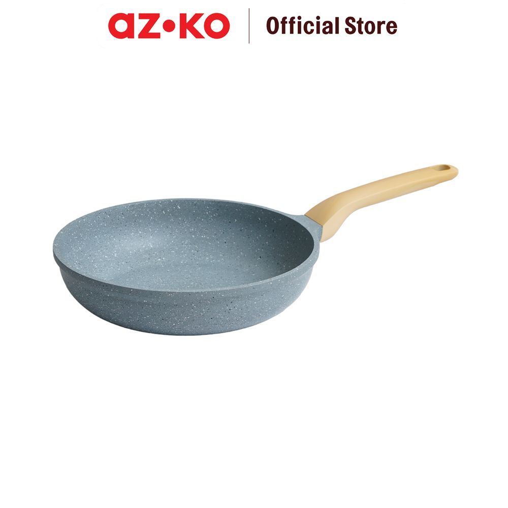 AZKO Culinart 26 cm Ultima Wajan Penggorengan - Abu-Abu Frypan Pan Wok Anti Lengket Non Stick Teflon Penggoreng Alat Masak Perlengkapan Dapur