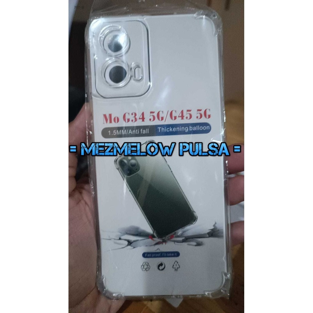 Softcase Silikon Transparant Casing Caseng Softcase MOTO G45 5G / MOTO G34 - Gambar 2