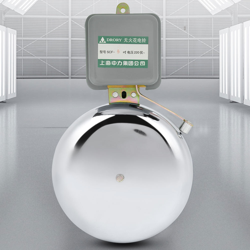 Electric Bell Non‑Sparking Bells 100 A for Fire Alarm Loud Doorbell ...