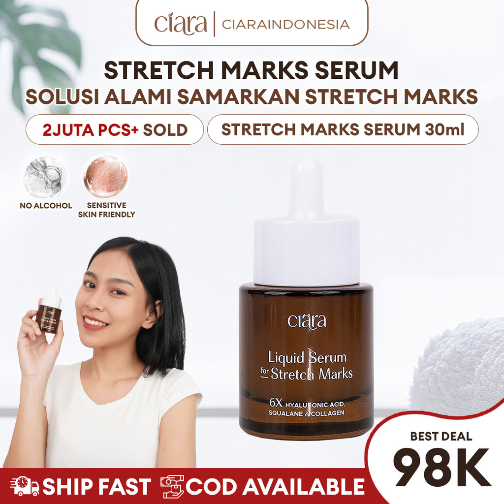 Ciara Liquid Serum For Stretchmarks Memudarkan Stretchmarks bpom serum stretchmarks krim stretchmarks stretchmarks oil serum bio oil rosemary oil