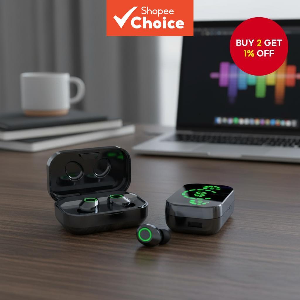2025 YD03 Earbuds Bluetooth 5.3 TWS Wireless Touch Gaming Headsets ...